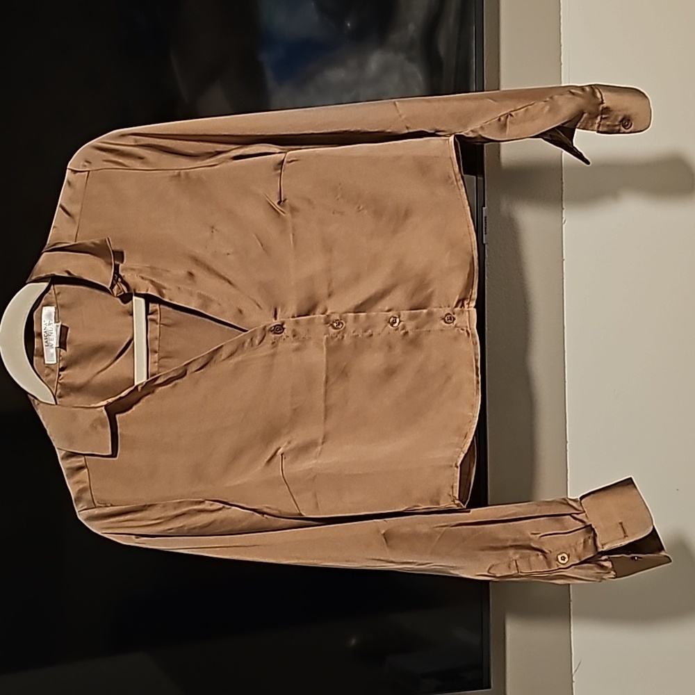 Lascana/Venus silky crop long sleeve blouse. Worn once. New condition.
